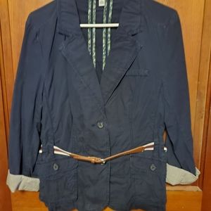 Womens Belted Blazer/jacket